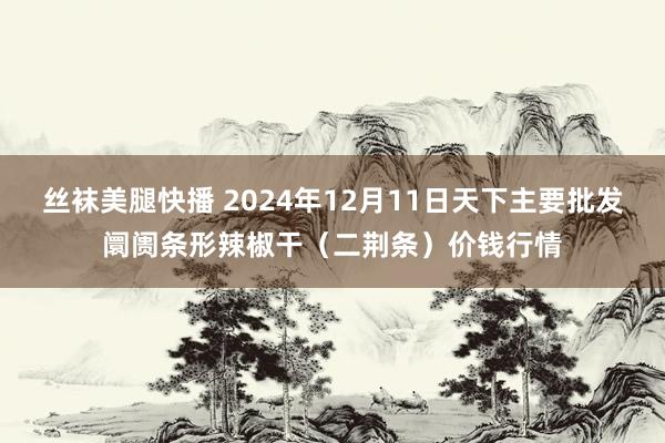 丝袜美腿快播 2024年12月11日天下主要批发阛阓条形辣椒干（二荆条）价钱行情