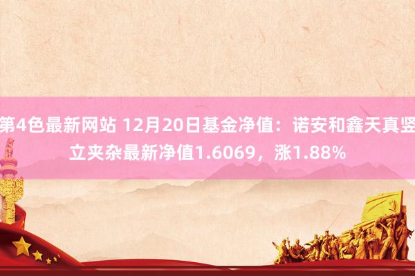 第4色最新网站 12月20日基金净值：诺安和鑫天真竖立夹杂最新净值1.6069，涨1.88%