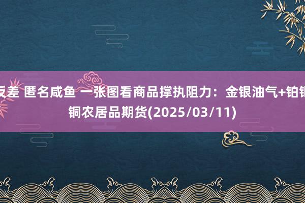 反差 匿名咸鱼 一张图看商品撑执阻力：金银油气+铂钯铜农居品期货(2025/03/11)